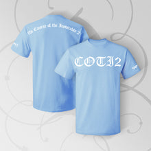Load image into Gallery viewer, COTI2 Old English T-Shirt - Blue
